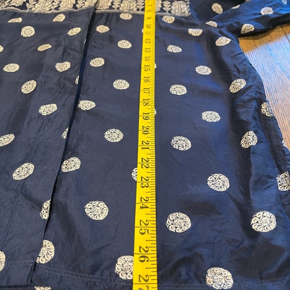 ❣️DIANE GILMAN silk shirt  M - Picture 12 of 12